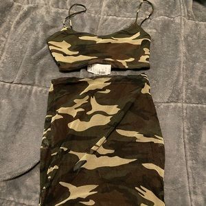 Camo co- ord matching set